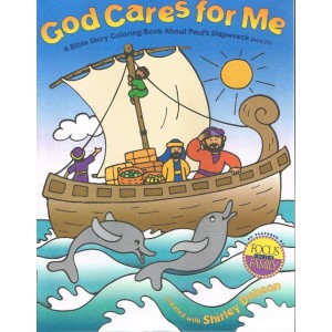 God Cares For Me Coloring Book About Paul's Shipwreck